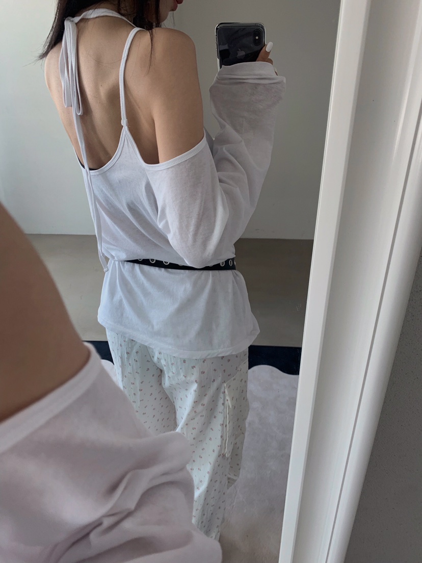 VERANDA韓國㊣直郵東大門代購女裝新品人氣熱賣25春夏長袖T恤VERANDA長袖T恤