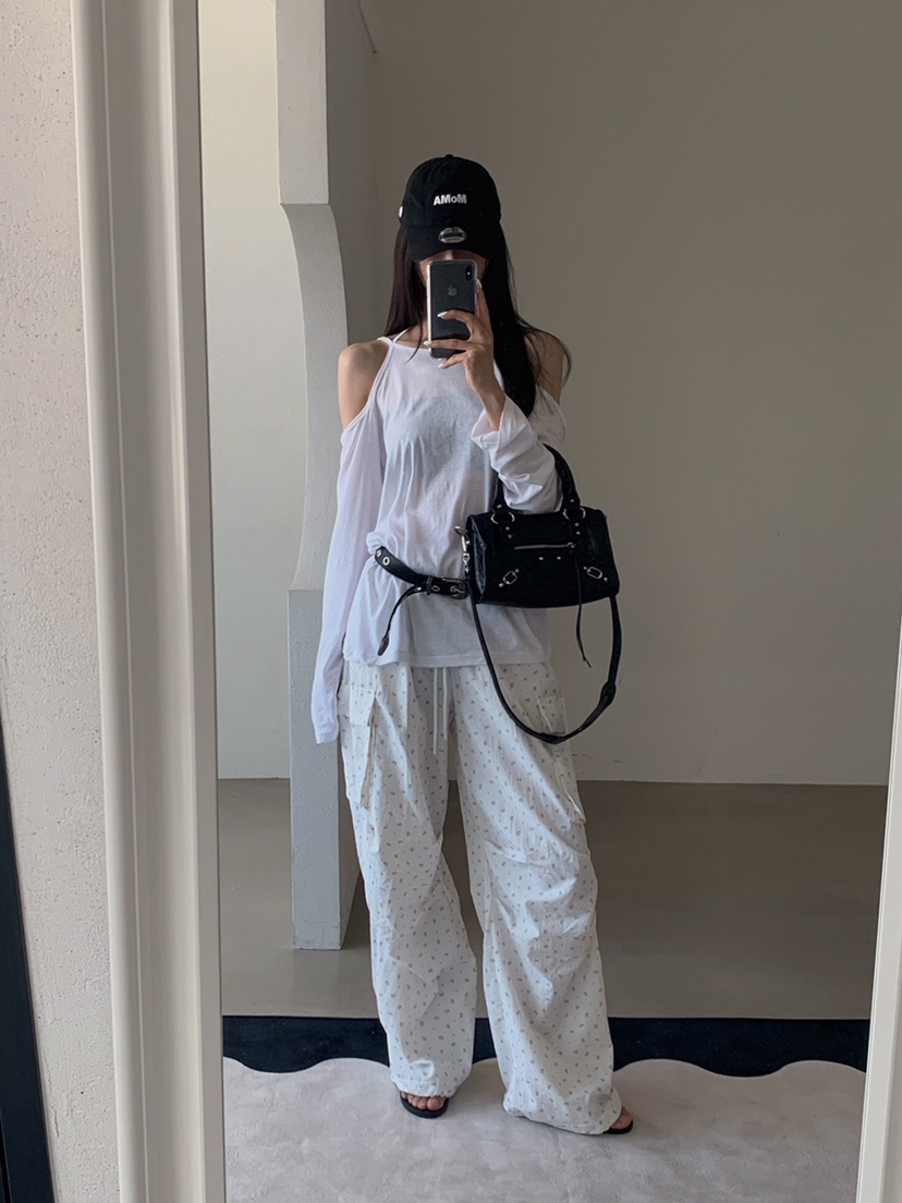 VERANDA韓國㊣直郵東大門代購女裝新品人氣熱賣25春夏長袖T恤VERANDA長袖T恤