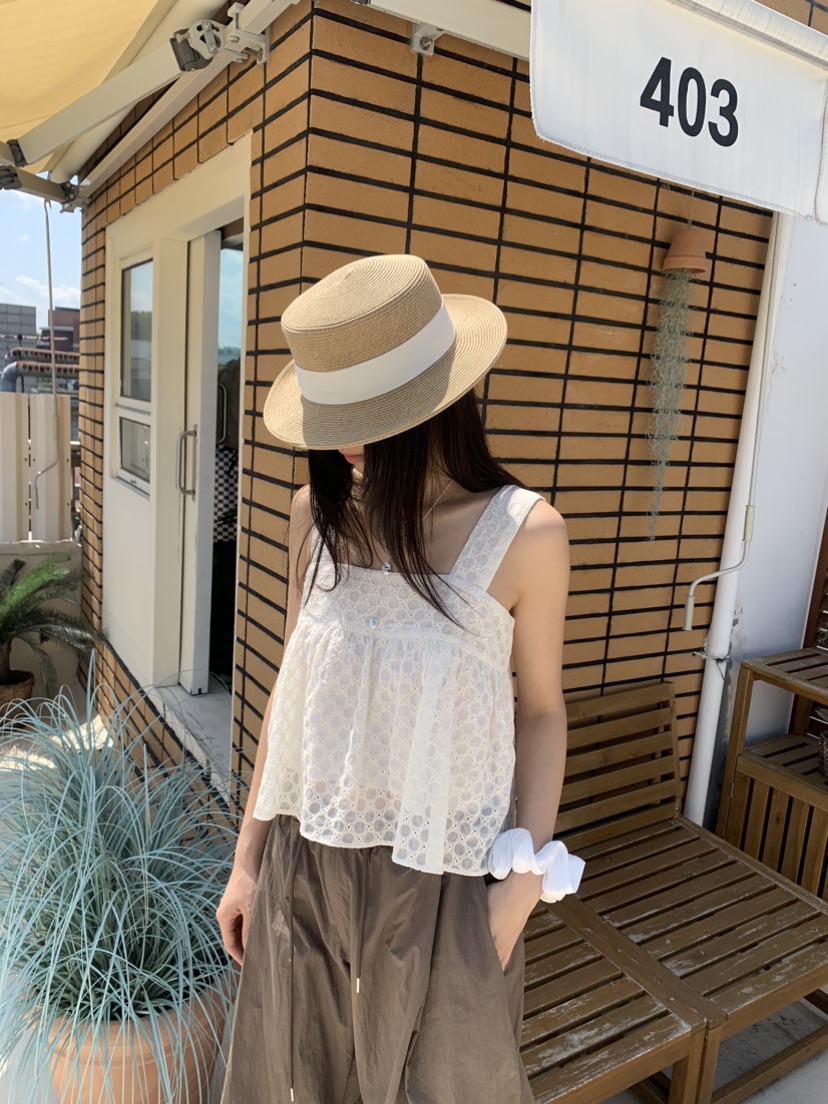 BADCALM韓國直郵㊣女裝新款熱賣25春夏人氣時尚休閑吊帶背心BADCALM吊帶/背心