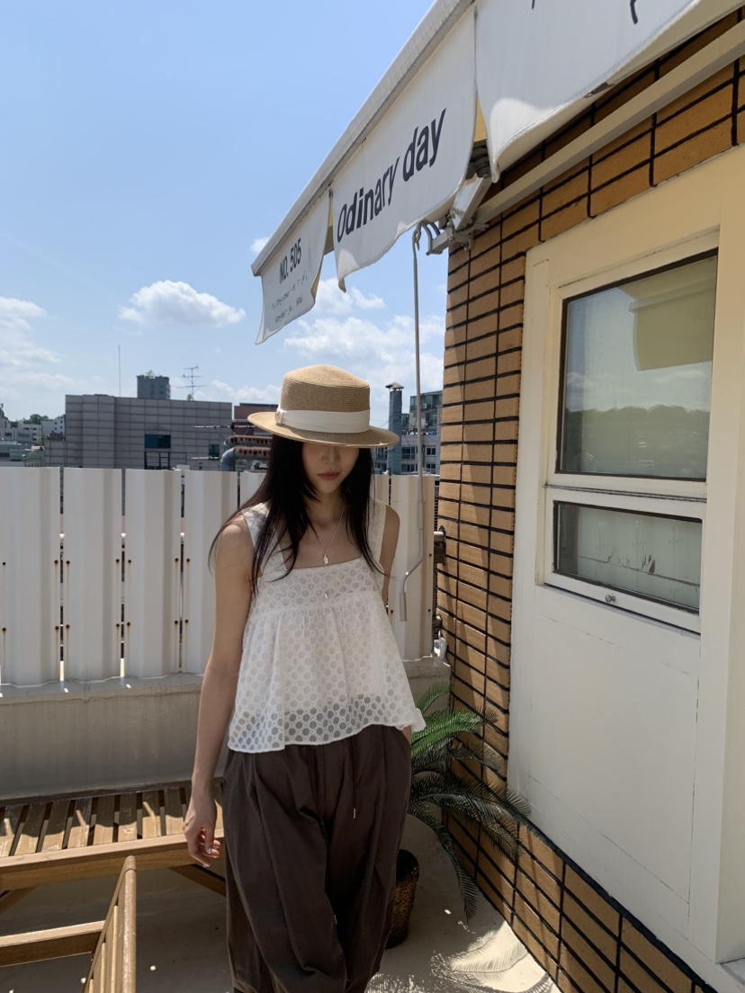 BADCALM韓國直郵㊣女裝新款熱賣25春夏人氣時尚休閑吊帶背心BADCALM吊帶/背心
