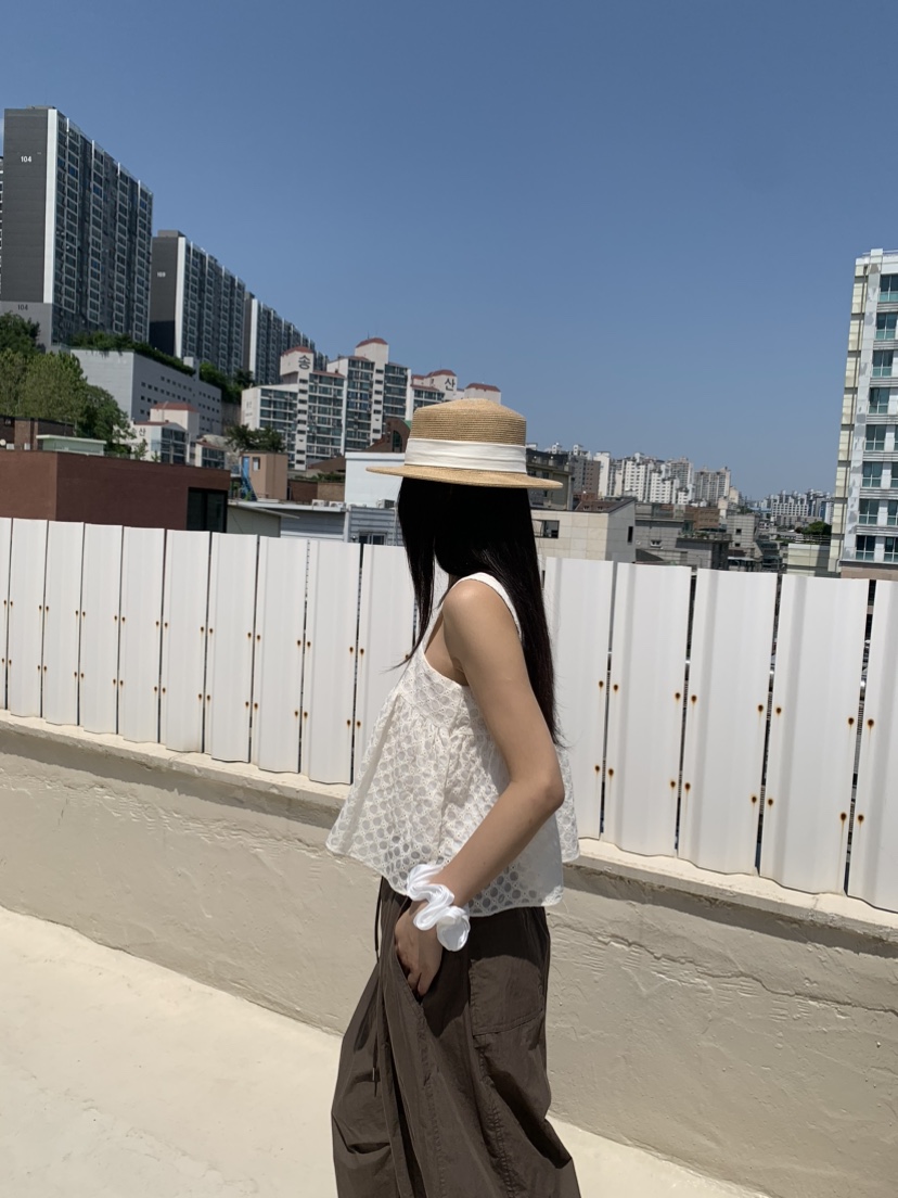BADCALM韓國直郵㊣女裝新款熱賣25春夏人氣時尚休閑吊帶背心BADCALM吊帶/背心