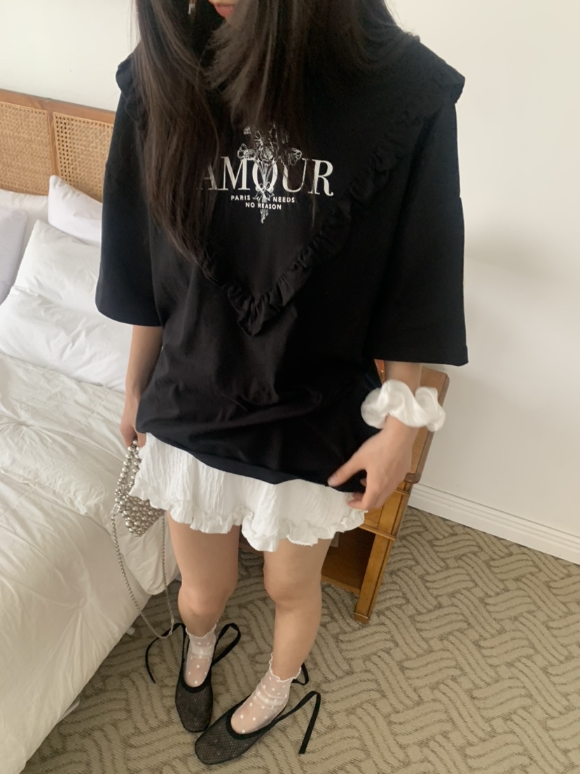 BADCALM韓國直郵㊣女裝新款休閑人氣熱賣時尚25春夏推薦T恤BADCALMT恤