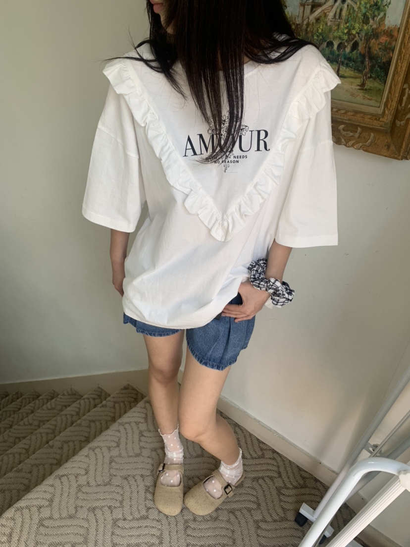 BADCALM韓國直郵㊣女裝新款休閑人氣熱賣時尚25春夏推薦T恤BADCALMT恤