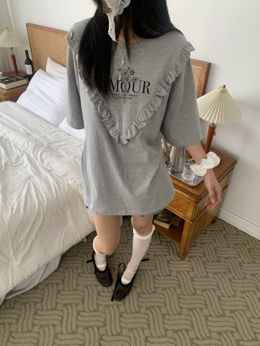 BADCALM韓國直郵㊣女裝新款休閑人氣熱賣時尚25春夏推薦T恤BADCALMT恤
