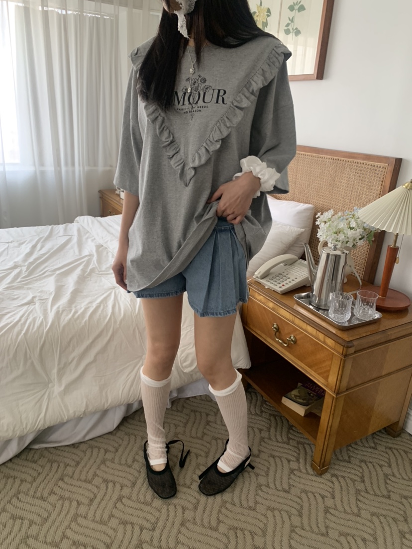 BADCALM韓國直郵㊣女裝新款休閑人氣熱賣時尚25春夏推薦T恤BADCALMT恤