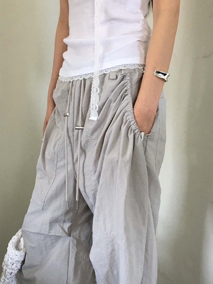 MONDAYMORING韓國㊣直郵東大門代購女裝新款25春夏休閑休閑褲MONDAYMORING休閑褲