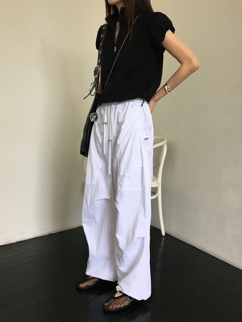 MONDAYMORING韓國㊣直郵東大門代購女裝新款25春夏休閑休閑褲MONDAYMORING休閑褲