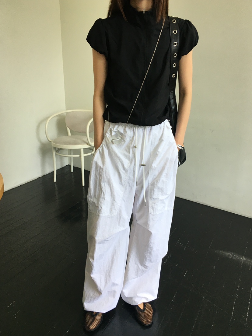 MONDAYMORING韓國㊣直郵東大門代購女裝新款25春夏休閑休閑褲MONDAYMORING休閑褲
