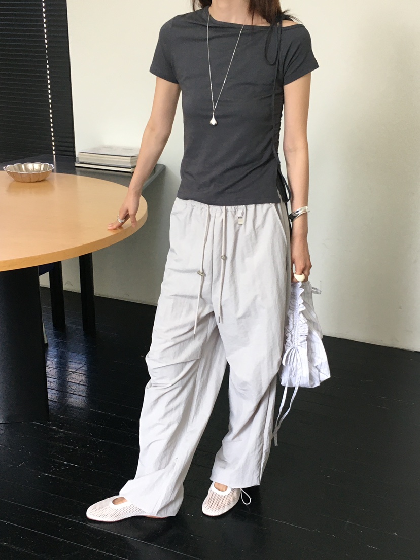 MONDAYMORING韓國直郵㊣東大門實拍女裝新品休閑熱賣休閑褲MONDAYMORING休閑褲