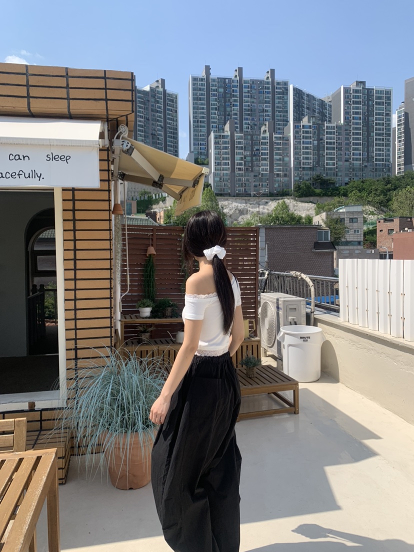 BADCALM直郵韓國代購㊣女裝新品休閑人氣熱賣時尚25春夏T恤BADCALMT恤