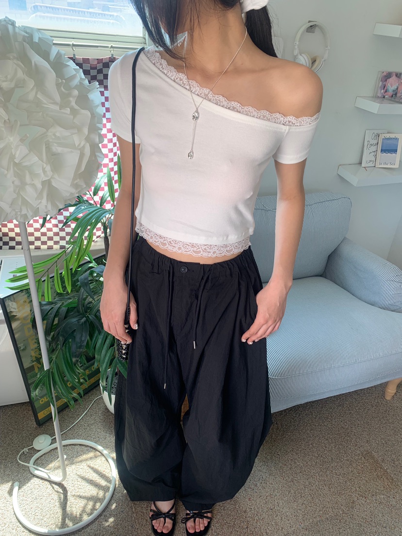 BADCALM直郵韓國代購㊣女裝新品休閑人氣熱賣時尚25春夏T恤BADCALMT恤圖色2