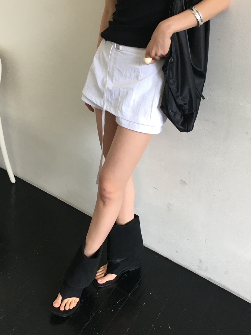 MONDAYMORING韓國直郵㊣女裝新品休閑熱賣時尚25春夏裙褲含腰帶MONDAYMORING裙褲
