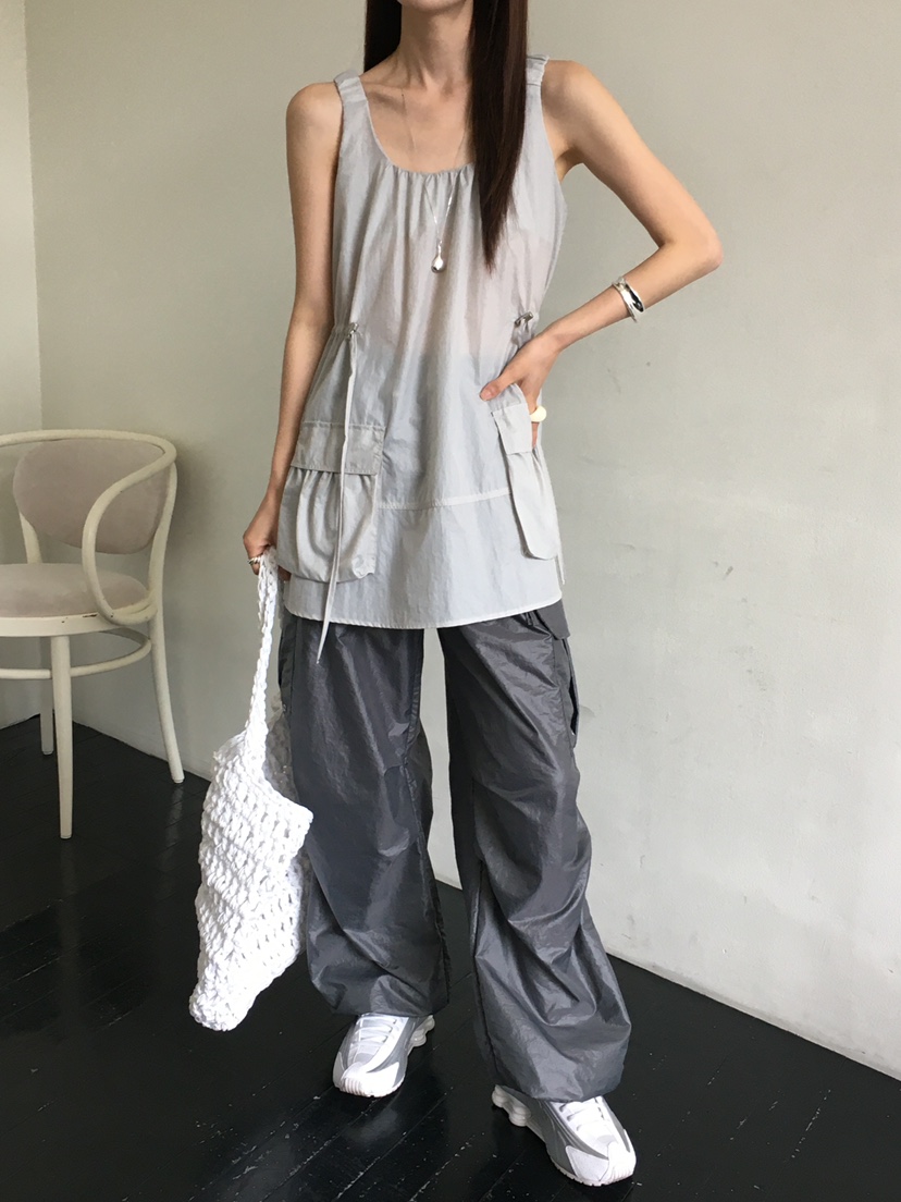 MONDAYMORING韓國直郵㊣東大門實拍女裝新款25春夏吊帶背心不含內搭MONDAYMORING吊帶/背心