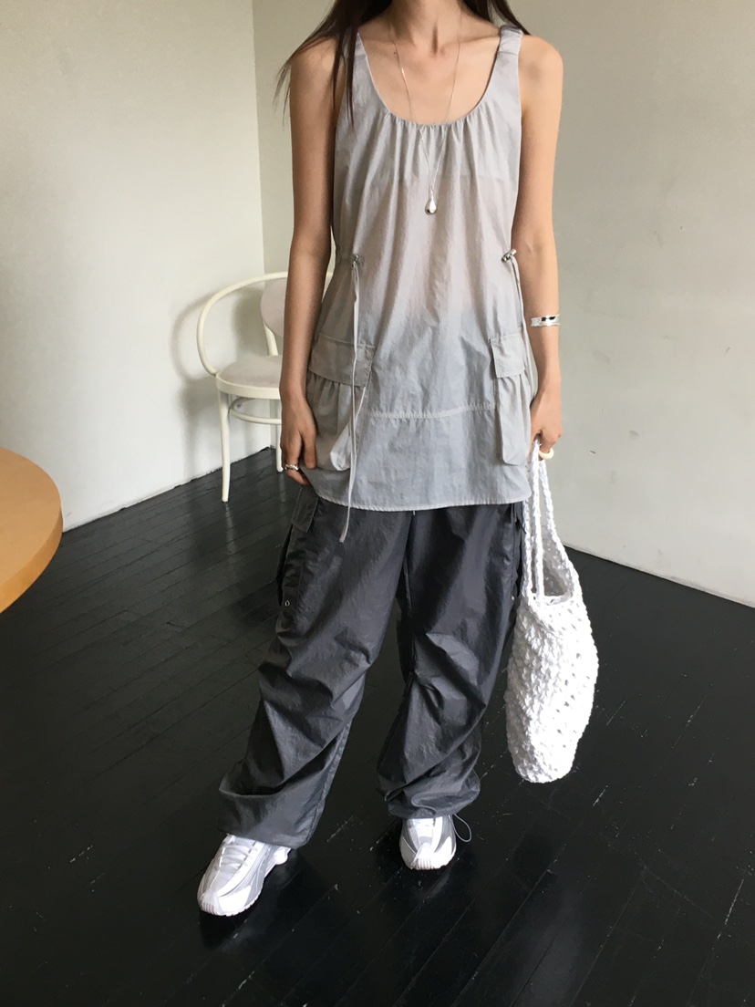 MONDAYMORING韓國直郵㊣東大門實拍女裝新款25春夏吊帶背心不含內搭MONDAYMORING吊帶/背心