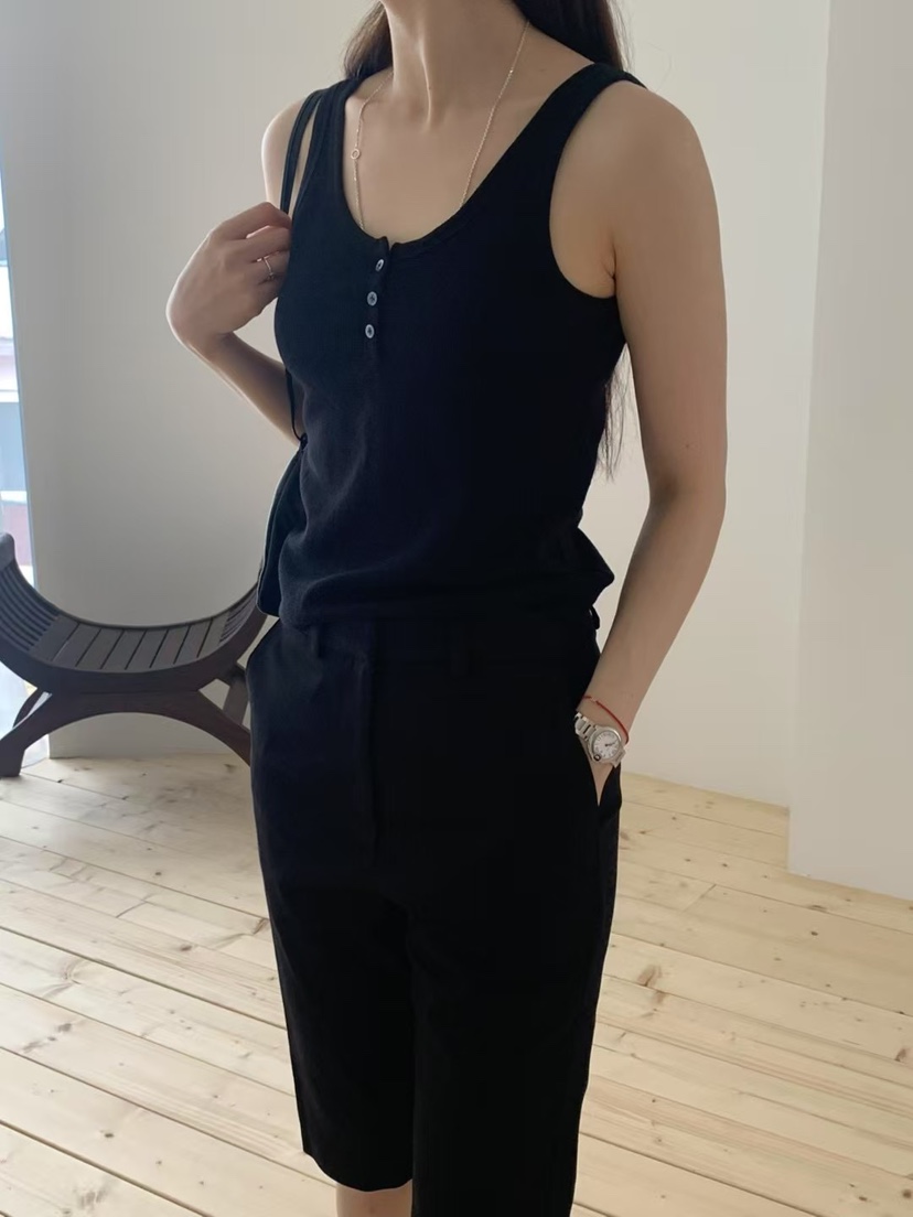 TAF韓國直郵㊣東大門實拍女裝新款推薦25春夏人氣時尚吊帶背心TAF吊帶/背心