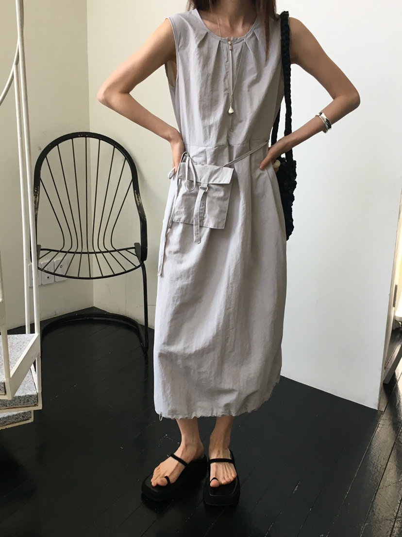 MONDAYMORING韓國直郵㊣東大門實拍女裝新品休閑連衣裙套裝MONDAYMORING連衣裙