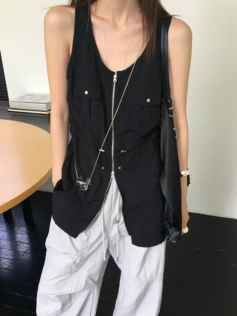 MONDAYMORING韓國直郵㊣女裝新品推薦25春夏吊帶背心不含內搭MONDAYMORING吊帶/背心