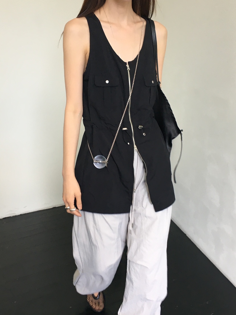 MONDAYMORING韓國直郵㊣女裝新品推薦25春夏吊帶背心不含內搭MONDAYMORING吊帶/背心