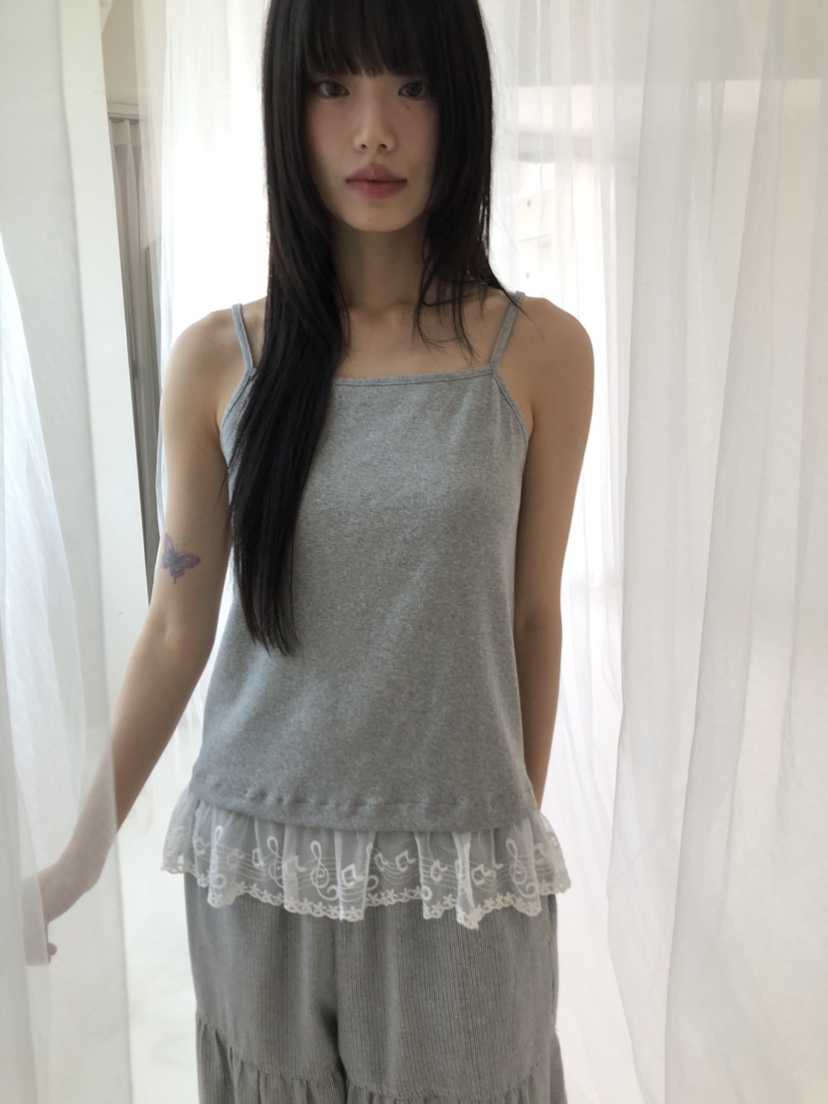 FLASH韓國㊣直郵東大門代購女裝新品人氣25春夏熱賣吊帶背心FLASH吊帶/背心圖色2