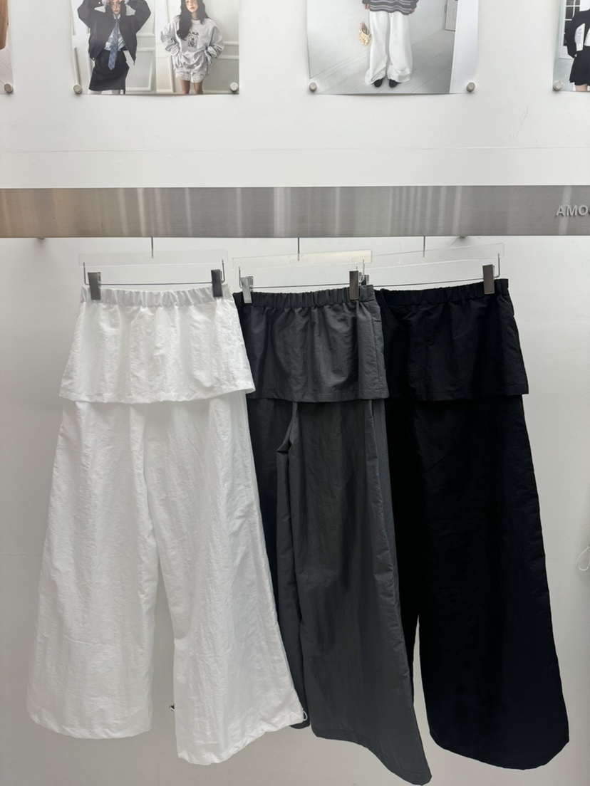 AMOOD韓國直郵㊣女裝新款25春夏推薦休閑人氣時尚熱賣裙褲口袋AMOOD裙褲