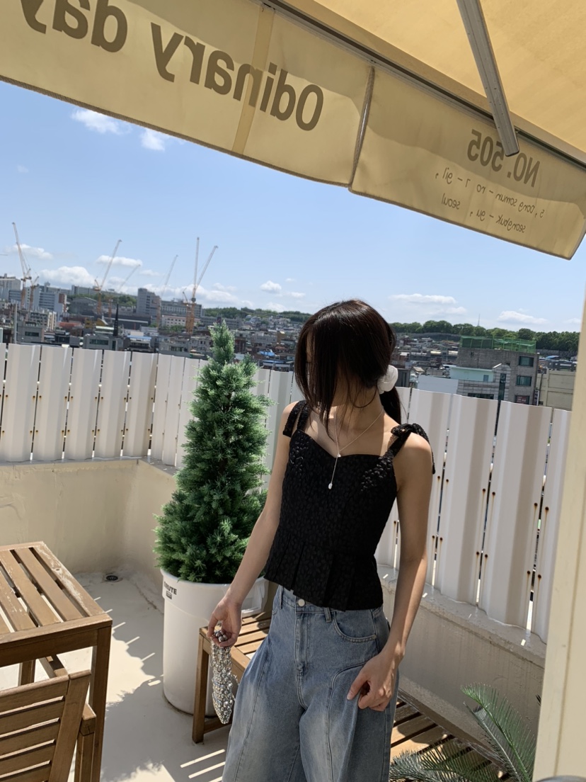 BADCALM韓國㊣直郵東大門代購女裝新款25春夏推薦人氣吊帶背心BADCALM吊帶/背心