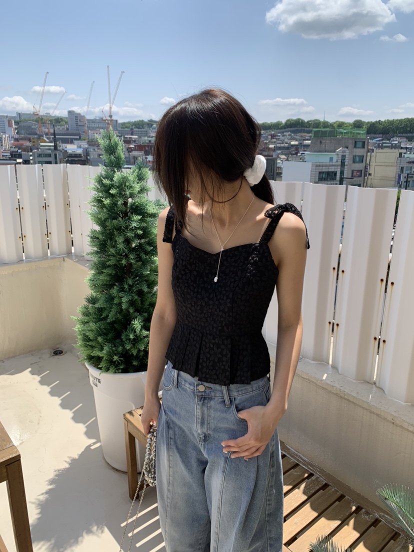 BADCALM韓國㊣直郵東大門代購女裝新款25春夏推薦人氣吊帶背心BADCALM吊帶/背心