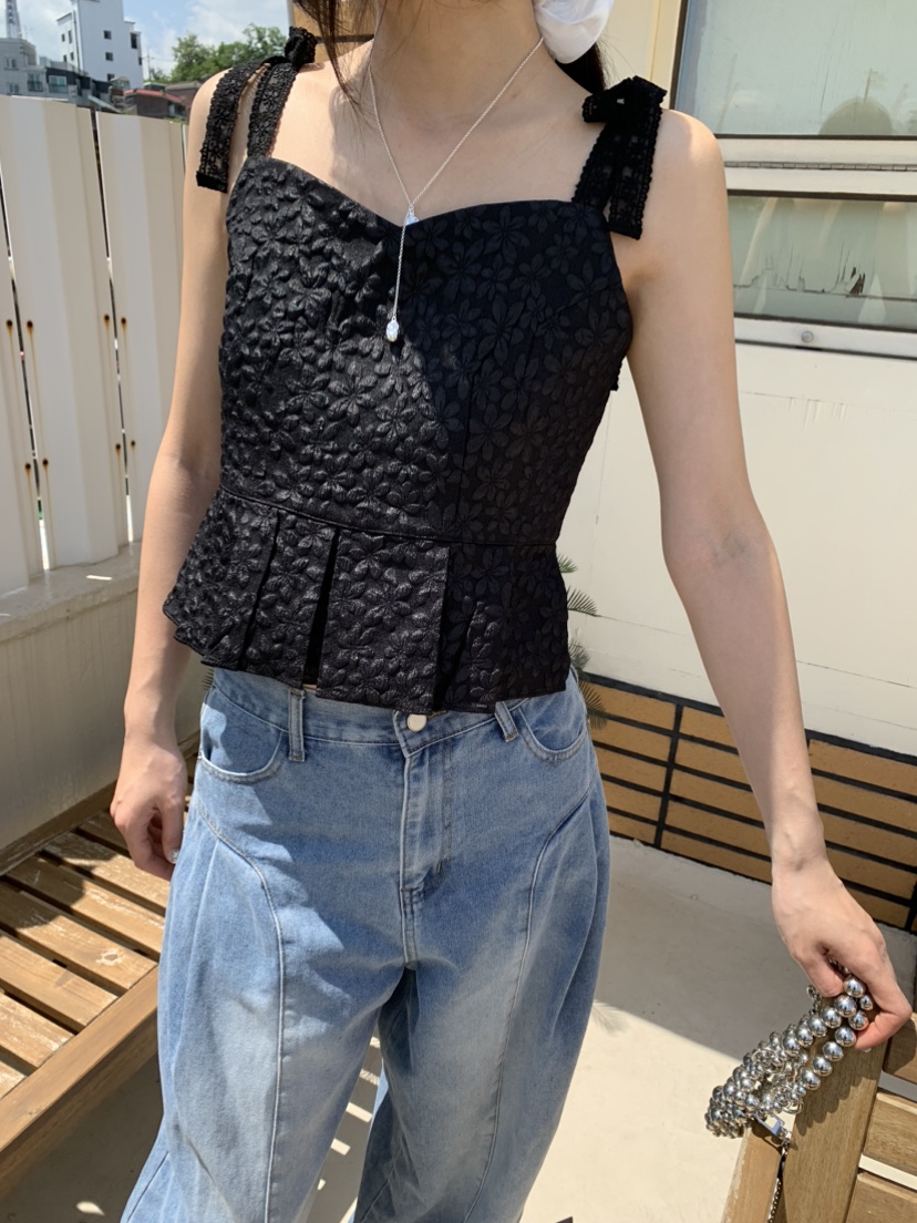 BADCALM韓國㊣直郵東大門代購女裝新款25春夏推薦人氣吊帶背心BADCALM吊帶/背心