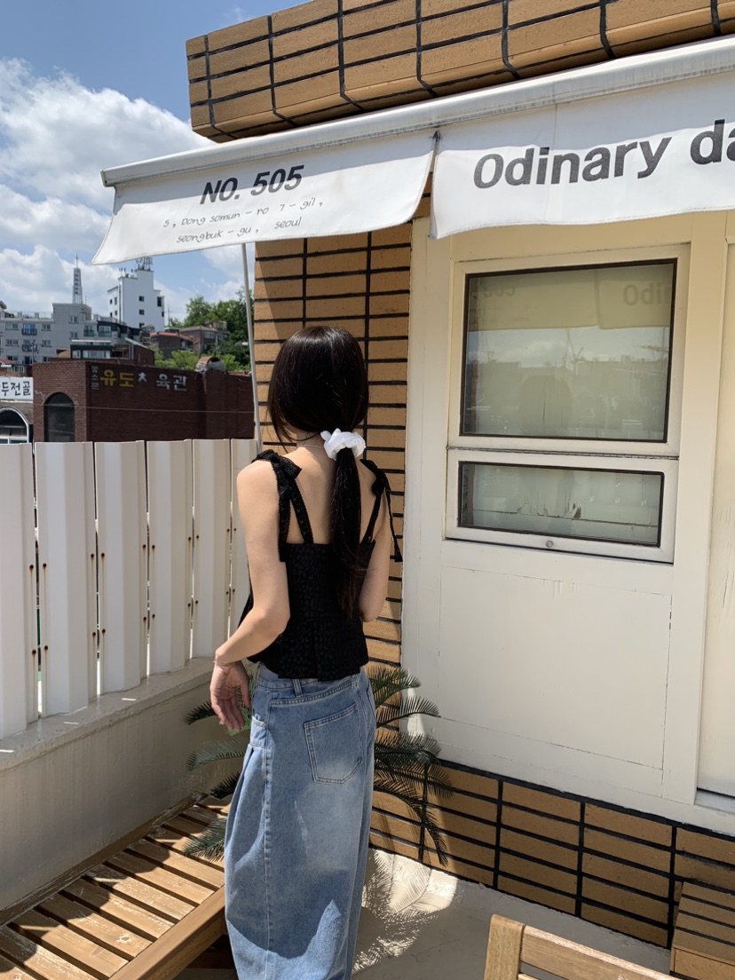 BADCALM韓國㊣直郵東大門代購女裝新款25春夏推薦人氣吊帶背心BADCALM吊帶/背心
