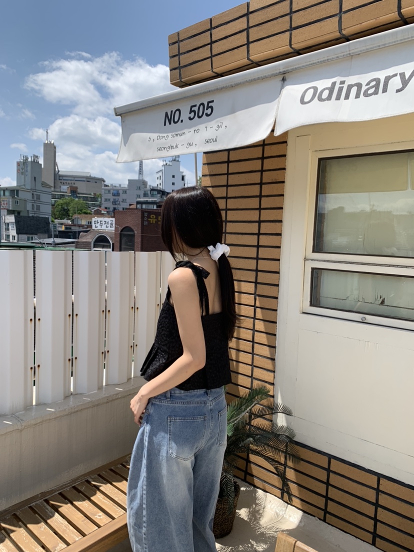 BADCALM韓國㊣直郵東大門代購女裝新款25春夏推薦人氣吊帶背心BADCALM吊帶/背心