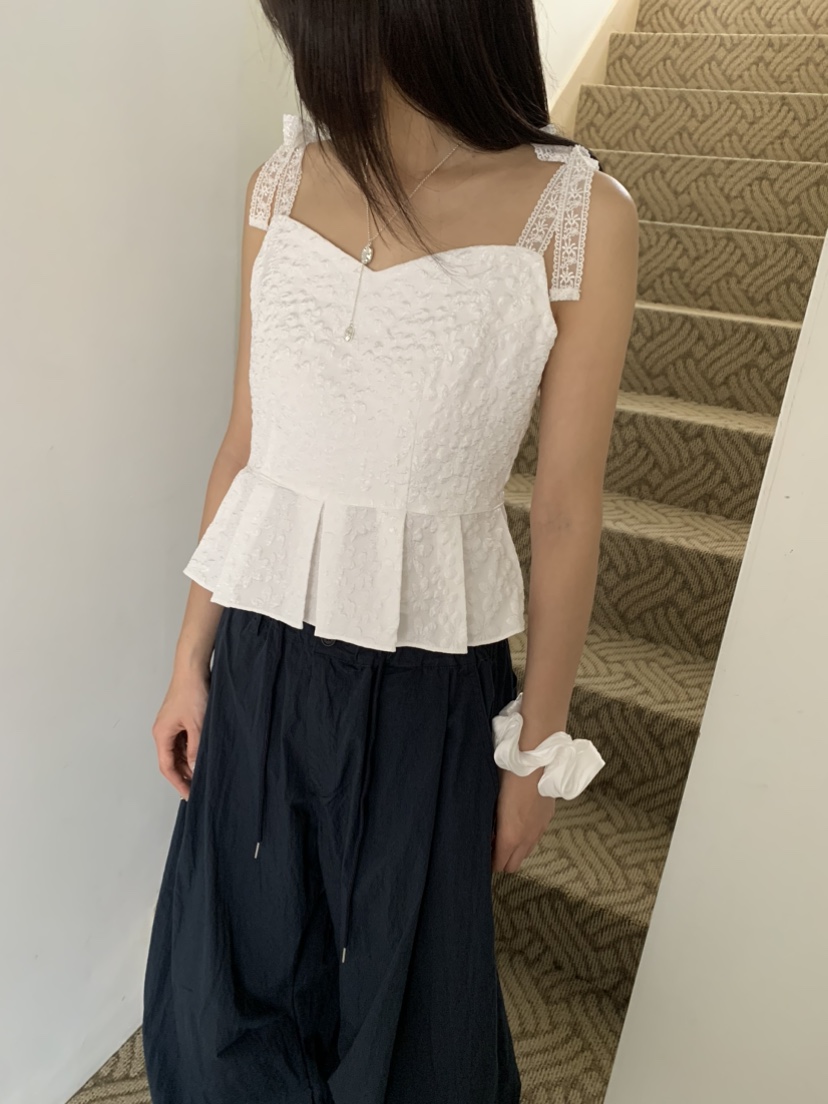 BADCALM韓國㊣直郵東大門代購女裝新款25春夏推薦人氣吊帶背心BADCALM吊帶/背心圖色1