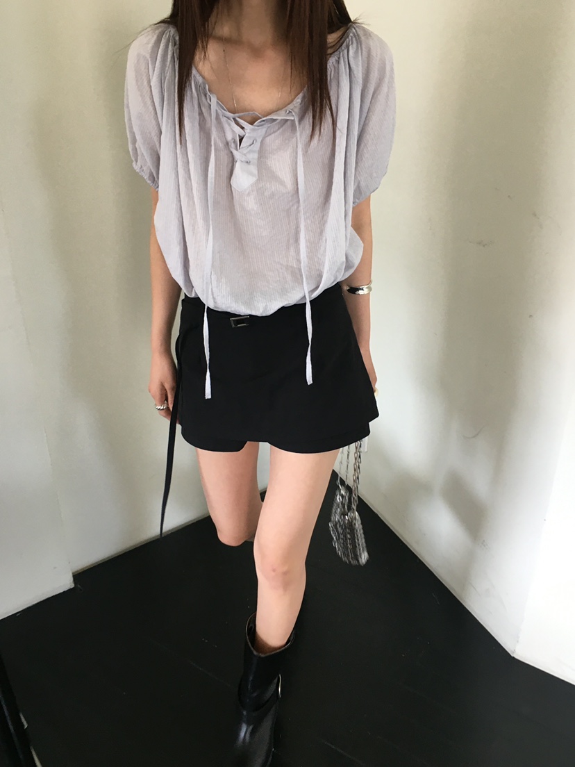 MONDAYMORING直郵韓國代購㊣女裝新品人氣25春夏襯衫蕾絲衫MONDAYMORING襯衫/蕾絲衫