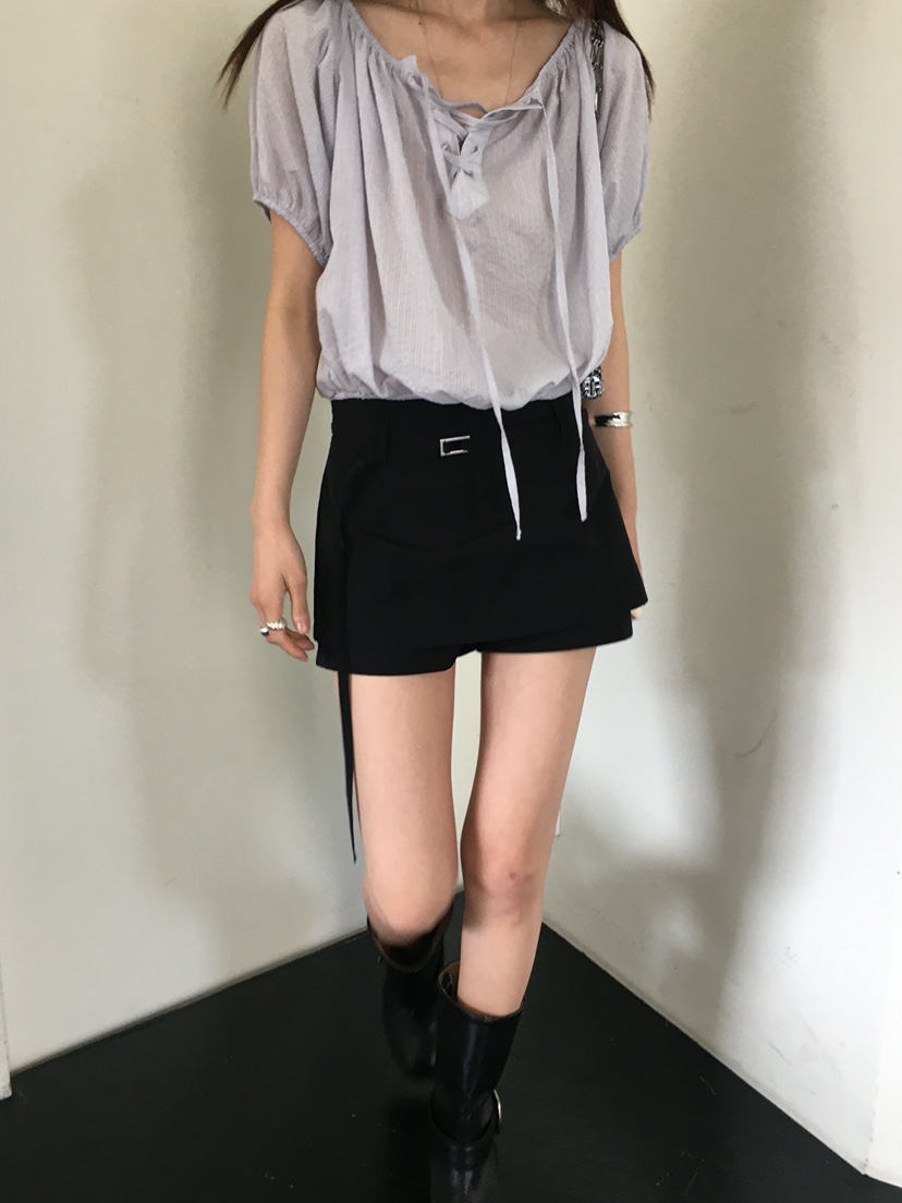 MONDAYMORING直郵韓國代購㊣女裝新品人氣25春夏襯衫蕾絲衫MONDAYMORING襯衫/蕾絲衫