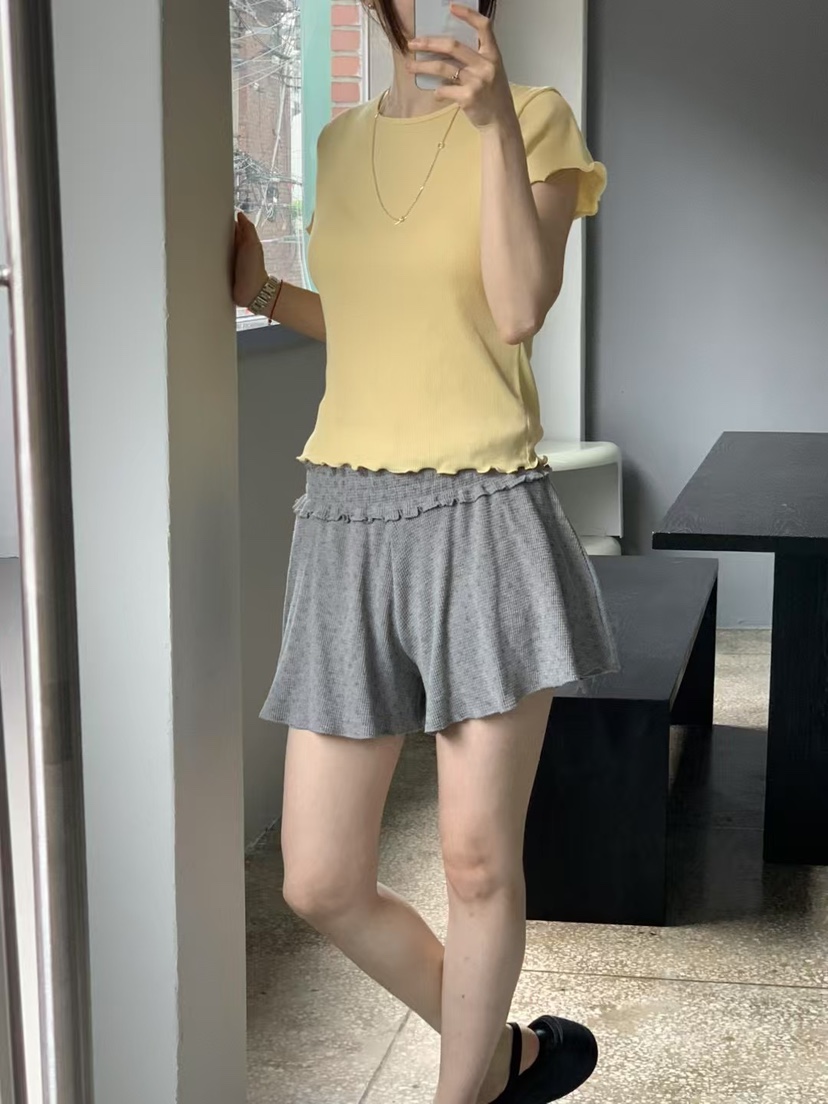 TAF韓國直郵㊣女裝新品熱賣25春夏休閑時尚人氣推薦短褲TAF短褲