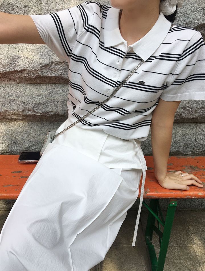 STAY HERE韓國㊣直郵東大門代購女裝新品熱賣25春夏針織衫STAY HERE針織衫