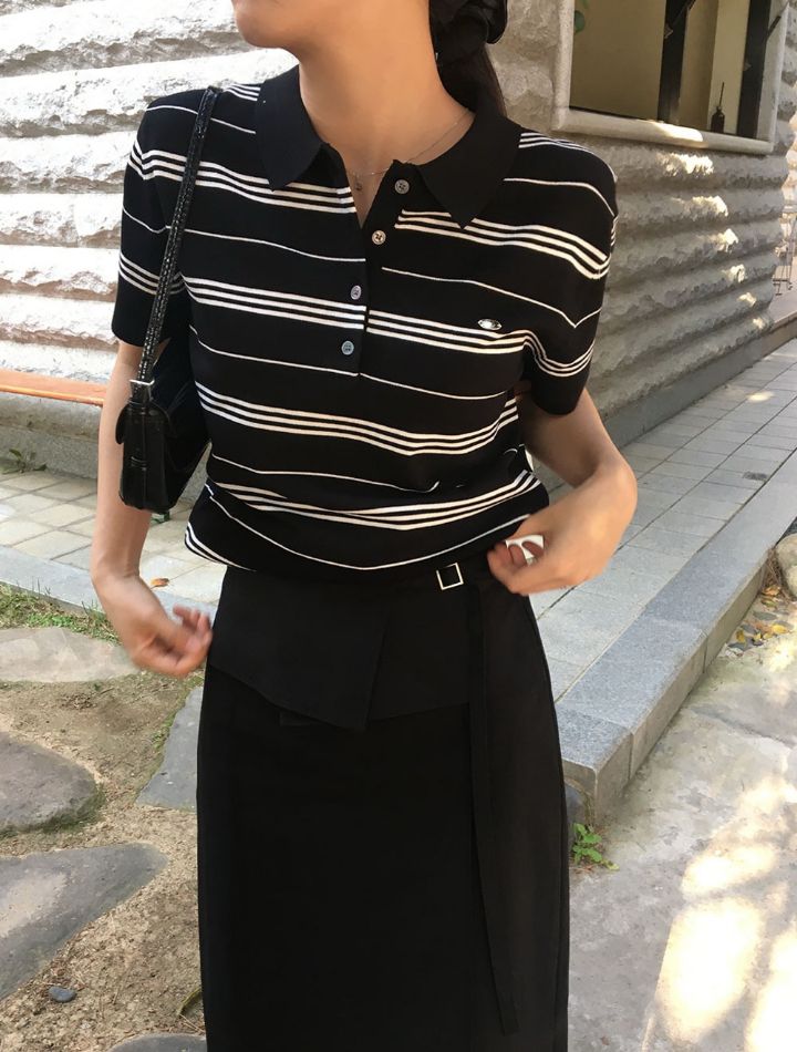 STAY HERE韓國㊣直郵東大門代購女裝新品熱賣25春夏針織衫STAY HERE針織衫圖色2