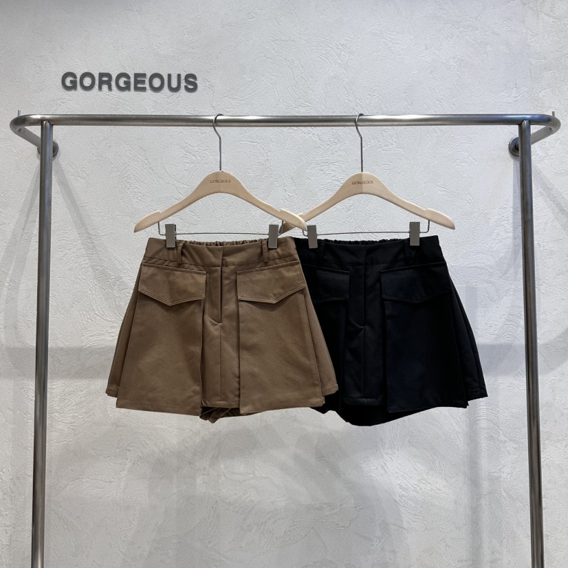 GORGEOUS韓國直郵㊣東大門實拍女裝新品25春夏推薦裙褲口袋GORGEOUS裙褲