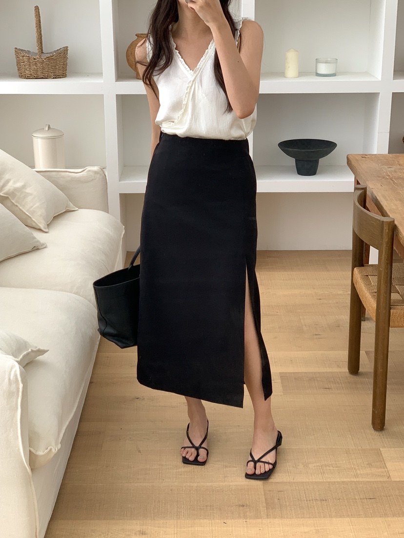 FRILL-T韓國直郵㊣東大門實拍女裝新品人氣時尚熱賣休閑長裙FRILL-T長裙