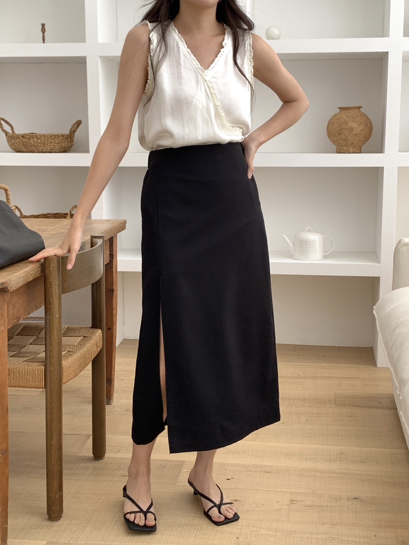 FRILL-T韓國直郵㊣東大門實拍女裝新品人氣時尚熱賣休閑長裙FRILL-T長裙
