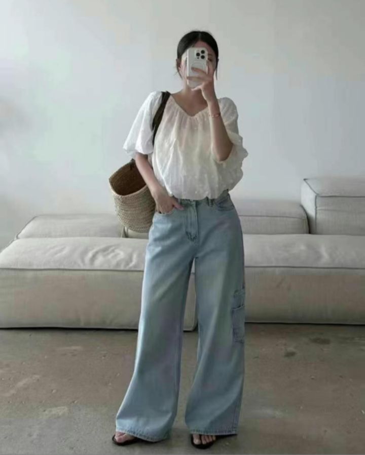 BOBBIE DOLL韓國㊣直郵東大門代購女裝新品時尚襯衫蕾絲衫BOBBIE DOLL襯衫/蕾絲衫