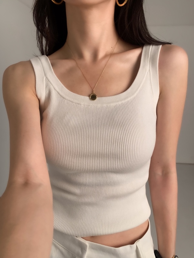 MAYBE&amp;CO直郵韓國代購㊣女裝新款休閑25春夏人氣吊帶背心MAYBE&amp;CO吊帶/背心