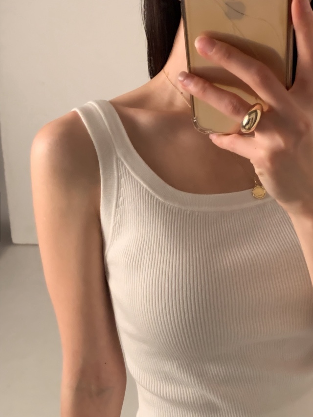 MAYBE&amp;CO直郵韓國代購㊣女裝新款休閑25春夏人氣吊帶背心MAYBE&amp;CO吊帶/背心