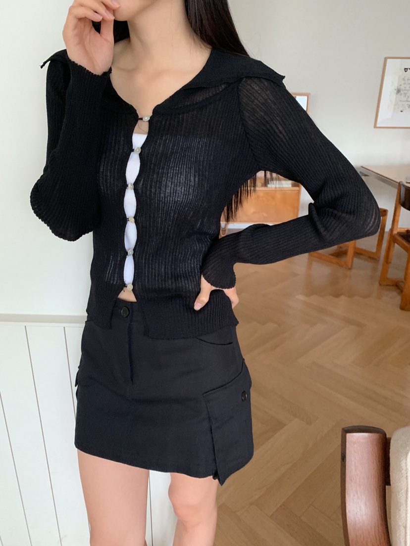 DARLUZ_MI直郵韓國代購㊣女裝新款休閑推薦人氣25春夏針織衫DARLUZ_MI針織衫