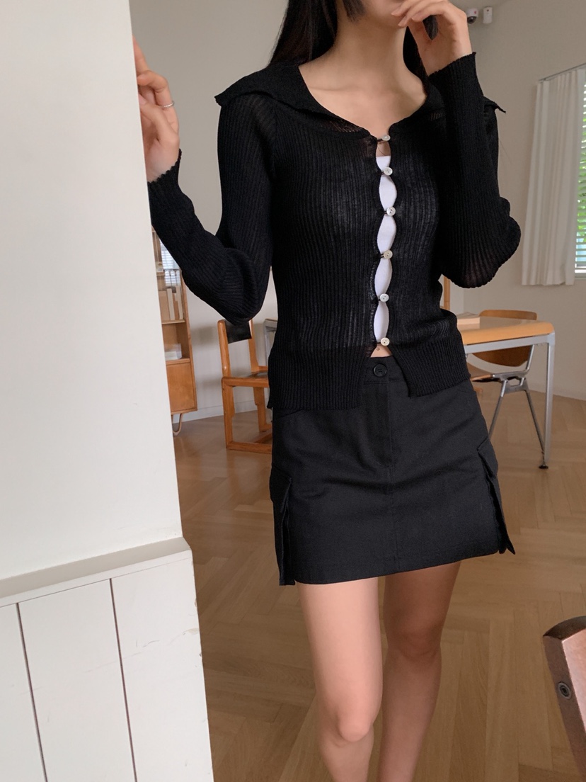 DARLUZ_MI直郵韓國代購㊣女裝新款休閑推薦人氣25春夏針織衫DARLUZ_MI針織衫