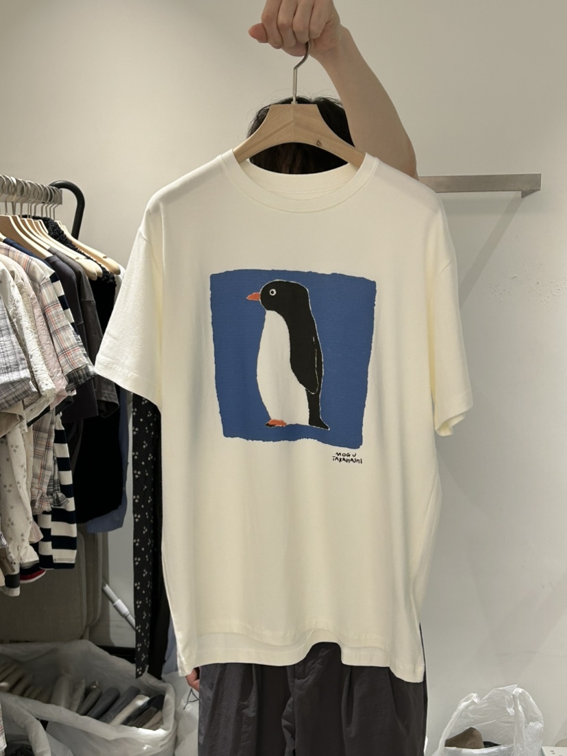 PEPPER-L直郵韓國代購㊣女裝新品推薦休閑時尚熱賣25春夏T恤鵝PEPPERT恤圖色2