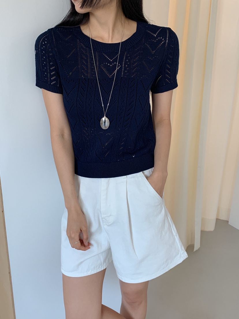 DARLUZ_MI韓國直郵㊣女裝新款推薦熱賣時尚休閑人氣25春夏針織衫DARLUZ_MI針織衫