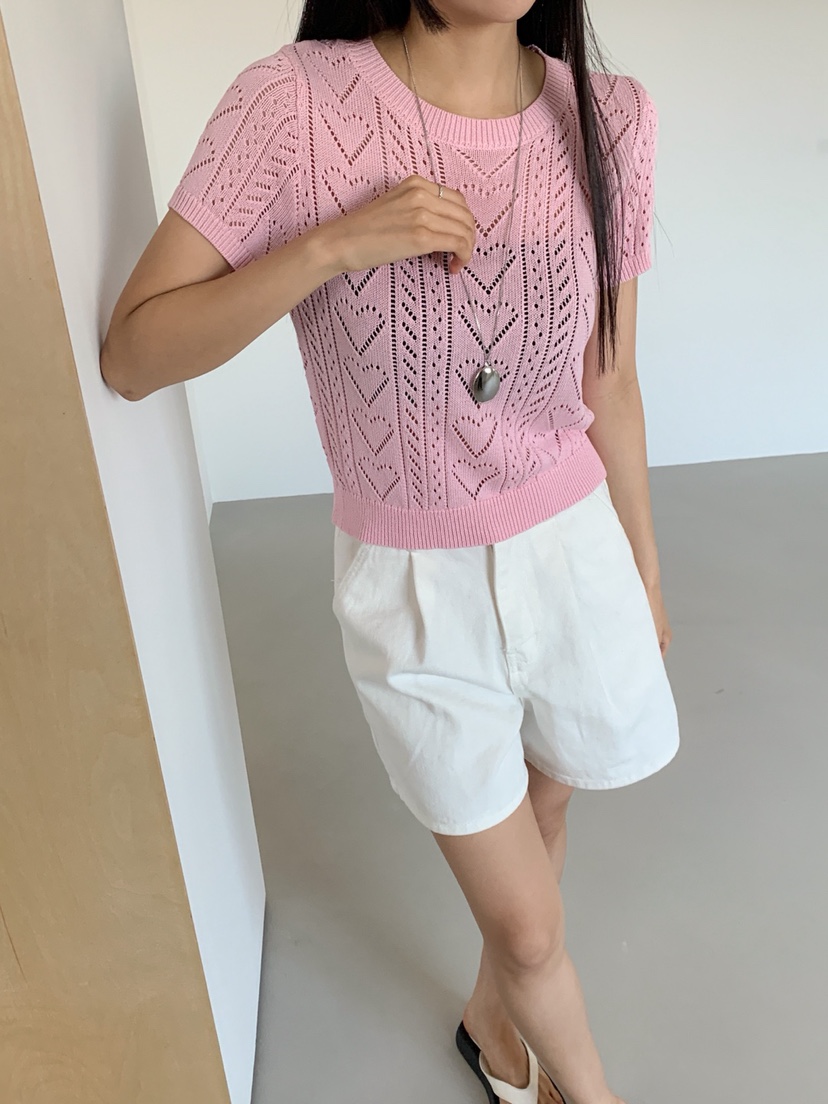 DARLUZ_MI韓國直郵㊣女裝新款推薦熱賣時尚休閑人氣25春夏針織衫DARLUZ_MI針織衫圖色4