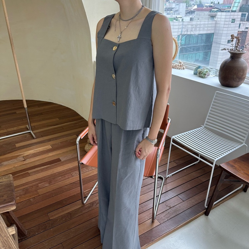 SOUIT韓國直郵㊣女裝新品推薦人氣25春夏休閑熱賣時尚馬甲SOUIT by mabel-L馬甲