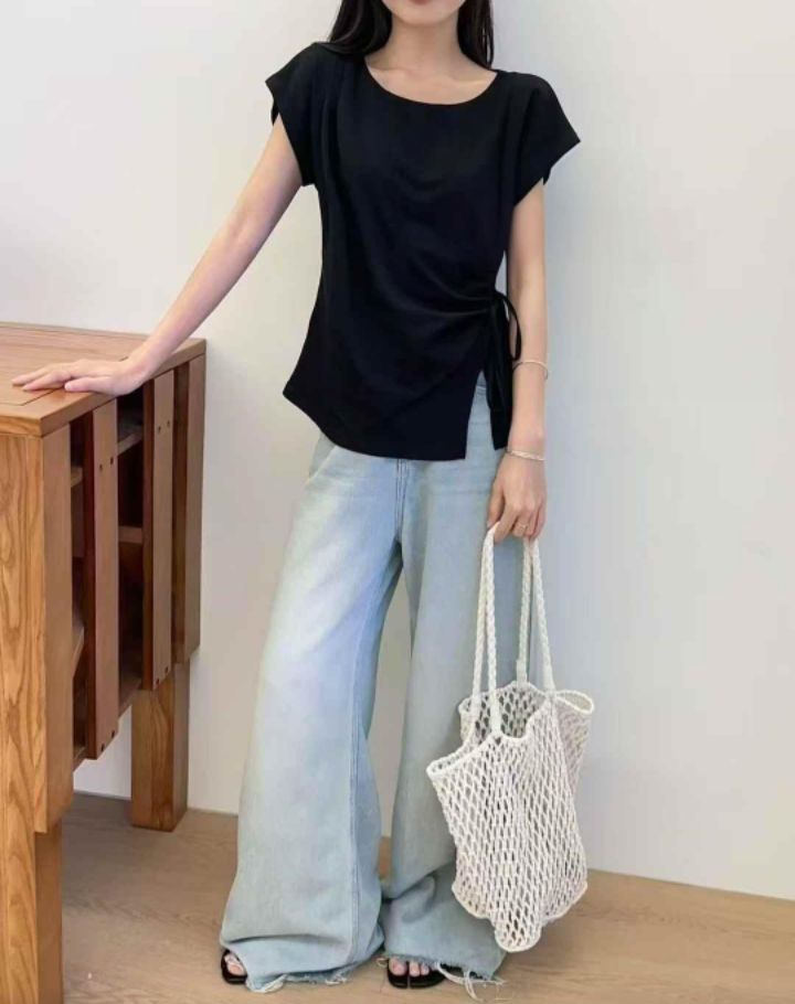 BOBBIE DOLL韓國直郵㊣東大門實拍女裝新品熱賣人氣休閑T恤BOBBIE DOLLT恤