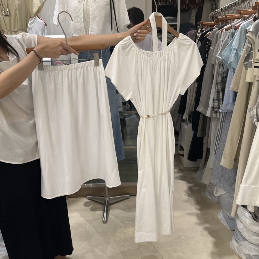 MELO直郵韓國代購㊣女裝新款熱賣休閑套裝含腰帶兩件套套裝MELO套裝圖色3