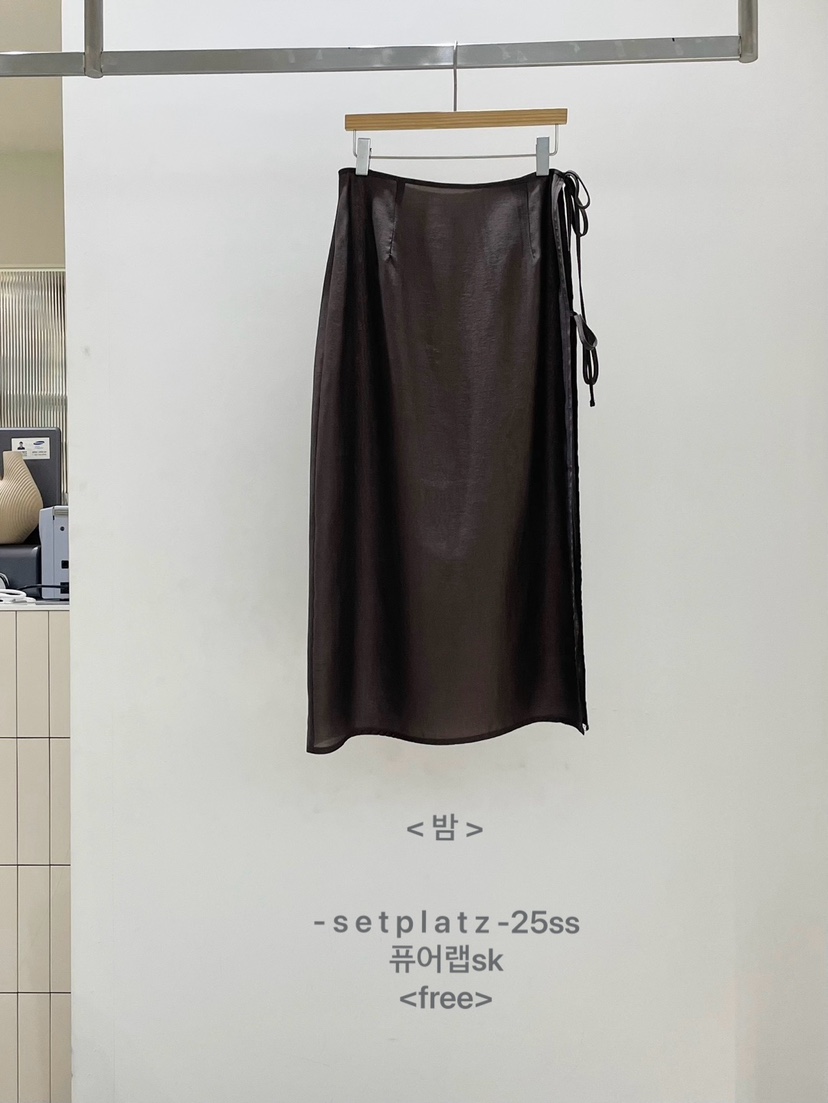 SETPLATZ韓國直郵㊣女裝新品熱賣25春夏推薦人氣休閑時尚長裙PLATZCLASSIC長裙